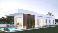 Maison préfabriquée en béton avec 4 chambres, plans de villa/maison modulaire préfabriquée en béton