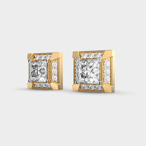 Elegant Premium Diamond <b>Stud</b> Earrings 925 <b>Sterling</b> <b>Silver</b> High Shine Luxury Fine Jewelry Stylish Accessories for Women Gift - Product Image 2