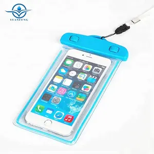 beach accessories Fluorescent phone waterproof pouch transparent clear case mobile phone bags for iphone 13 pro max