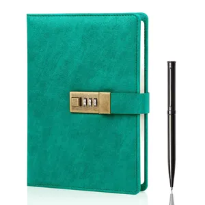 Carnet <span class=keywords><strong>de</strong></span> notes personnalisé <span class=keywords><strong>de</strong></span> style US/UE, A5, 240 pages, couverture en PU/cuir, agenda avec fermeture magnétique pour hommes et femmes, boîte cadeau incluse - Product Image 1