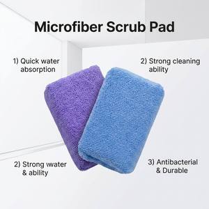 Almohadilla Aplicadora de Cera para Coche de Microfibra Rectangular <span class=keywords><strong>con</strong></span> Espuma, Esponja para Pulir y Abrillantar, Herramienta de Limpieza y Detallado Automotriz - Product Image 1