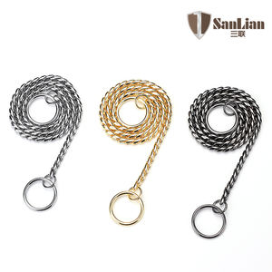 <span class=keywords><strong>Collar</strong></span> con cadena de serpiente para perro, accesorio dorado y negro, gran oferta - Product Image 6