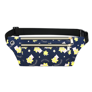 Women's Waist Bag Double Zipper Pockets Cartoon Print Portable Outdoor Chest Bag For Everyday Use - Product Image 5