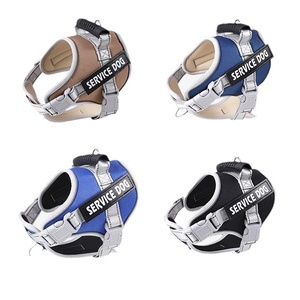 Laisse et harnais <span class=keywords><strong>de</strong></span> poitrine pour chien, réfléchissant la nuit, respirant, anti-évasion, anti-traction, en polyester, pour le jardinage - Product Image 2