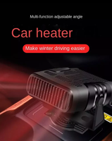 Chauffe-voiture portable 12V, dégivreur, ventilateur en plastique de 6 pouces, chauffage rapide du pare-brise pour la ventilation des véhicules et la climatisation en stationnement