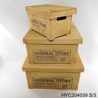 Vente de gros Boîte à chaussures en bois personnalisée