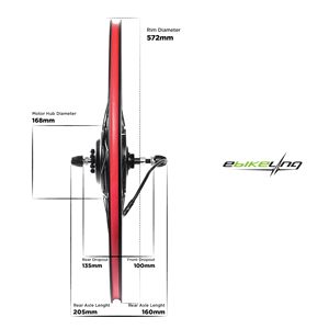 Kit de Conversión de Rueda Trasera <span class=keywords><strong>para</strong></span> Bicicletas Eléctricas, <span class=keywords><strong>Motor</strong></span> Sail Mtx de 72V-8000W, <span class=keywords><strong>1500w</strong></span> 2000w 3000W 5000W, Plástico - Product Image 3