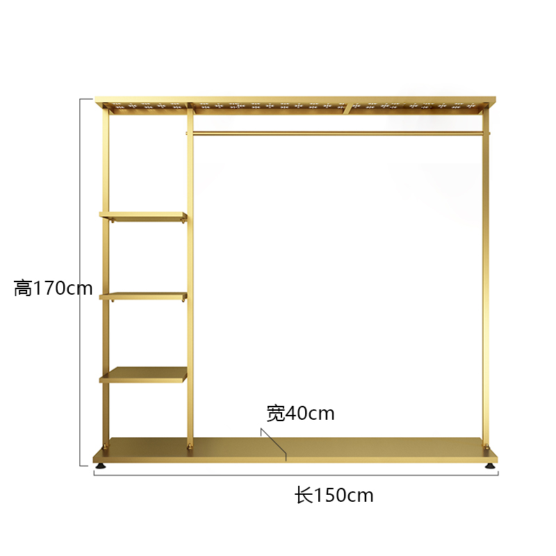 Piccolo tre piastra di lunghezza 150*40*170cm con piastra [nano oro]]