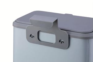 Step on 5L Slim Kitchen Trash Can Silent Close Stainless Steel Garbage <b>Bin</b> for Home Custom Logo - Product Image 4