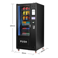 Distributeur automatique de réfrigération automatique 24 heures sur 24 de haute qualité pour la conception d'ascenseur de paiement sans espèces de boissons d'aliments surgelés 300-600