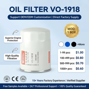 ไส้กรองน้ำมัน VO-1918สำหรับ Dachai CA498Q/สูงขึ้น485 /Faw Hongta เหมาะกับ WB202/LF16012/1012010-X2เส้น M201.5 90125มม. - Product Image 1