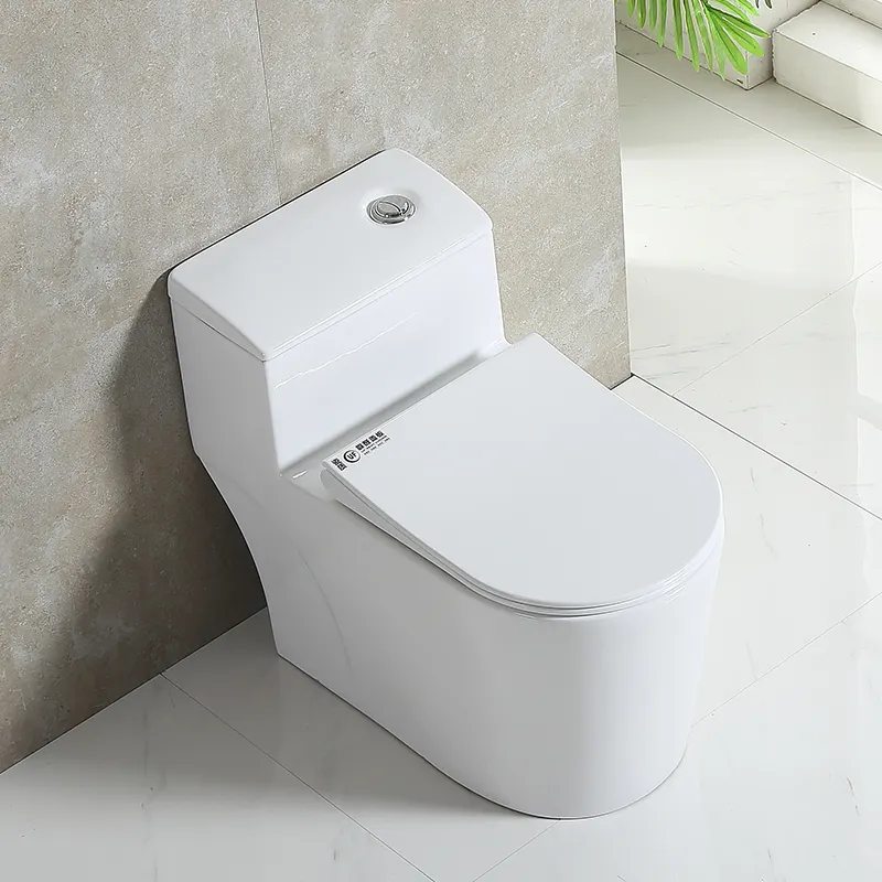 تانغداو عالية الجودة الأدوات الصحية المستديرة تبول المرحاض الصيني قطعة واحدة المراحيض مع سيفون بيغ