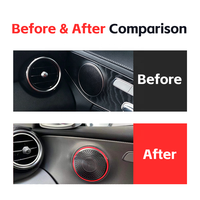 Lampu Ambient Dekoratif 64 Warna Model Baru Penutup Speaker Pintu untuk Mercedes-Benz E-class W213 Lampu Atmosfer