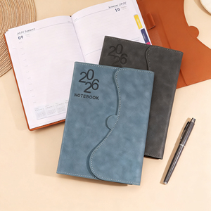 Tùy Chỉnh Sang Trọng 2026 A5 Dập Nổi Tạp Chí Nhật Ký Máy Tính Xách Tay Mềm PU Da <span class=keywords><strong>Notepad</strong></span> Với Logo Bìa Cứng Phác Thảo Cuốn Sách Đối Với Quà Tặng - Product Image 1