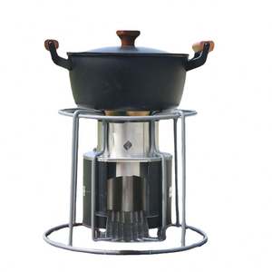 Diğer Tarım Makineleri Ekipmanları Paslanmaz Çelik Barbekü Kamp Yürüyüş Mutfak Gereçleri Aksesuarları Odun Yakmalı Kamp Sobası - Product Image 5