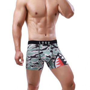 Calzoncillos Deportivos de Talle Medio para Hombre, Talla Grande, Transpirables, con Logotipo Impreso Digital, Camuflaje, Tejido de Punto, Cómodos - Product Image 3