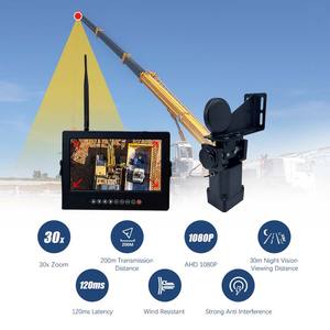 Telecamera Wireless MCY per Monitoraggio Punti Ciechi <span class=keywords><strong>a</strong></span> Lungo Raggio 300 Metri con Zoom 30X per Gru <span class=keywords><strong>a</strong></span> Torre - Product Image 3