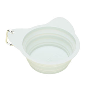 Ciotola da Viaggio Personalizzata per Animali Domestici, Piatto Pieghevole a Forma di Gatto in Silicone Alimentare per Escursioni, Campeggio e Picnic - Product Image 6