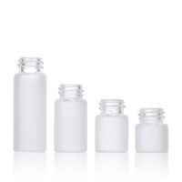 Botol tetes kaca buram Mini botol penitis Kosmetik 1ml 2ml 3ml 5ml botol tetes sampel minyak esensial kaca kecil