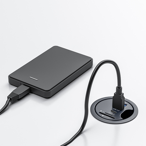 Vòng hình dạng <span class=keywords><strong>USB</strong></span> 3.0 <span class=keywords><strong>HUB</strong></span> SD TF 69 Mét bàn Adapter - Product Image 4