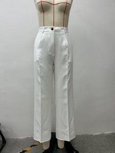 <span class=keywords><strong>Pantalon</strong></span> droit décontracté <span class=keywords><strong>taille</strong></span> <span class=keywords><strong>haute</strong></span> plissé et drapé pour femme, nouvelle collection 2026, style transfrontalier Europe-Amérique, pour sites web indépendants - Product Image 5