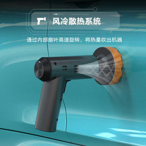Cordless <b>Polisher</b> 8V 2000mAh 6In Pad <b>Car</b> Waxing Polishing Scratch Repair - Product Image 4