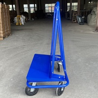 Chariot de transport robuste pour plaques de plâtre et panneaux, capacité 2000 LBS, chariot tout-terrain pour déplacement de plaques de plâtre