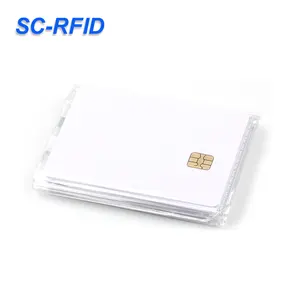 Carte bancaire carte à puce exposée RFID 4442/4428 256 octet/1K octet carte à puce de contact vierge