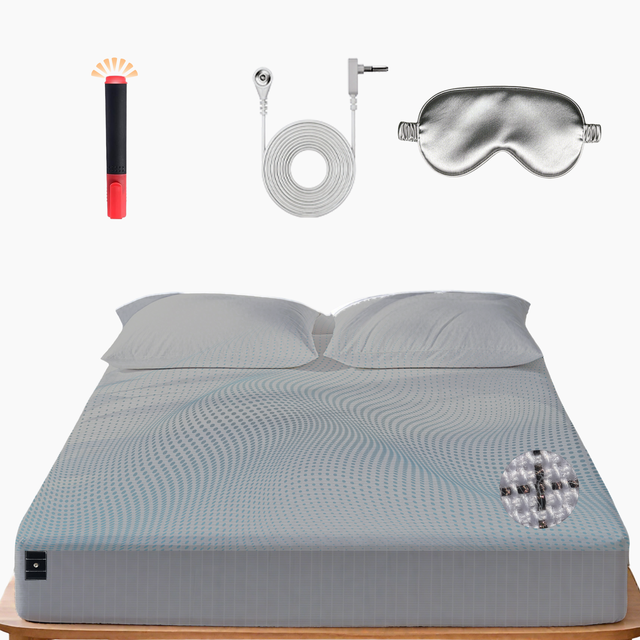 Conductive Grounding Sheet ESD Earthing Bed Fitted Sheet With Connection Cord