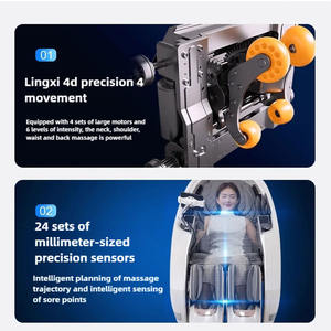 LEMESY Herstellung Flachbildschirm-Steuerung Raumkapsel Premium Luxus 3D Thai Stretch Kabelloses Laden Massagestuhl - Product Image 4