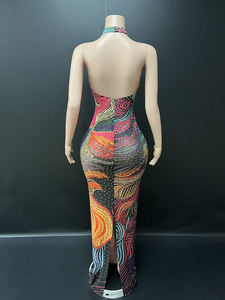 Novance Y5442-B Abito da Sera Chic Dubai, Vestiti di Lusso da Sera 2026 con Cristalli, Abiti Sexy da Donna per Feste in Discoteca - Product Image 6