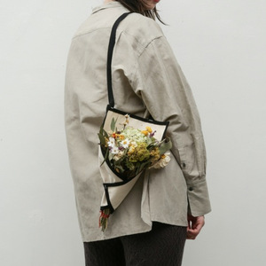 Sac en toile simple et artistique pour fleurs séchées, cadeau de vacances, sac d'emballage pour fleurs, sac fourre-tout tendance pour fleurs séchées et - Product Image 4