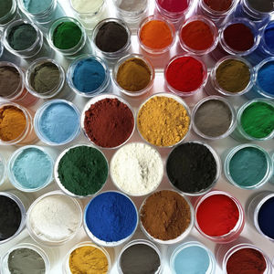 Fe2o3เม็ดสีอนินทรีย์ออกไซด์สีแดง/สีเหลือง/สีดำ/สีเขียว/สีฟ้า/สีเทา/สีส้ม - Product Image 1