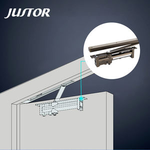 Charnière de plancher de porte en bois Logo personnalisé et conception d'emballage Ferme-porte EN3 dissimulé automatique 65KG - Product Image 4