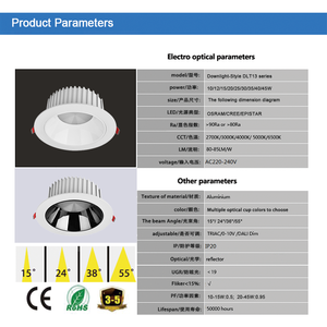 Haute qualité hôtel laveuse murale Downlight australien Standard monté en Surface encastré vers le bas lumière réglable Cieling Downlight - Product Image 2