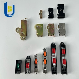 Chất Lượng Cao Nhà Máy Giá Nhựa Bánh Xe Cửa Sổ Nhôm Có Thể Điều Chỉnh Con Lăn Bánh Xe Cửa Sổ Trượt Bánh Xe Mang Nylon Ròng Rọc - Product Image 6