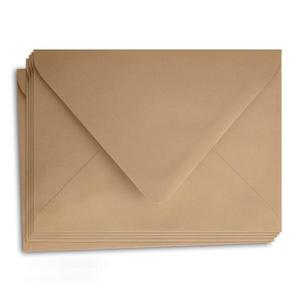 Enveloppe en papier kraft/offset écologique légère sur mesure, estampage à chaud <span class=keywords><strong>or</strong></span>, impression couleur intégrale, fermeture auto-adhésive | - Product Image 4