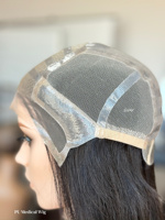 Perruque de luxe en cheveux européens Remy, entièrement nouée à la main, texture fine, par le fabricant SHY
