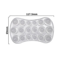Tapis de souris de jeu en gel de silicone transparent antidérapant avec repose-poignet, résistant à l'eau, disponible en stock pour le bureau et la maison
