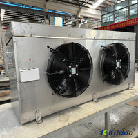 Tube de refroidissement en acier inoxydable CO2 Ammoniac Evaporateur Copeland Emerson Compressor 380V Motor for Coldroom