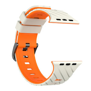 เหมาะสำหรับแอปเปิ้ลวอทช์สายนาฬิกาซิลิโคนแนวสปอร์ตผ้าทอลายทแยงรุ่น9876543210เป็นพิเศษ - Product Image 5