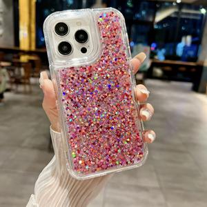 Grand compte-gouttes à paillettes colle coque de téléphone pour <span class=keywords><strong>Moto</strong></span> G10/20/30 Amérique du Sud Offres Spéciales <span class=keywords><strong>3</strong></span> en 1 housse de téléphone pour Samsung S25 Edge - Product Image 5