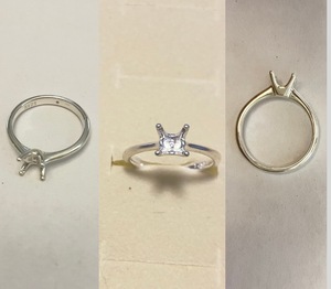 Servicio de Diseño <span class=keywords><strong>CAD</strong></span> para Anillos de Compromiso de Plata de Ley 925 con Baño de Rodio, Engaste de Bisel, Fabricante de Joyería OEM - Product Image 5