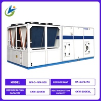 Système de climatisation commercial DX AHU sur pied de 10 tonnes avec réfrigérant R-410A et moteur DC, climatiseur d'armoire