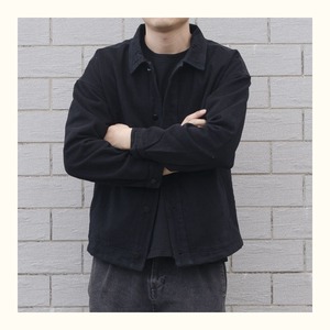 Giacche di jeans semplici da uomo nere classiche da uomo Vintage All-match maschi di grandi dimensioni capispalla Comfort S-5XL adolescenti ogni giorno Unisex popolare - Product Image 2