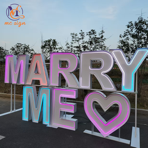 ตัวอักษรไฟ LED ขนาดใหญ่ 3 ฟุต 4 ฟุต 5 ฟุต แบบกันน้ำ สำหรับงานแต่งงาน ตกแต่งงานปาร์ตี้กลางแจ้ง รุ่นใหม่ล่าสุด - Product Image 3