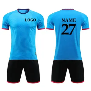 Chuyên Nghiệp Tùy Chỉnh Thăng Hoa Bóng Đá Jersey Người Đàn Ông Màu Xanh Bóng Đá Đồng Phục Đầy Đủ Bộ Dụng Cụ Bóng Đá