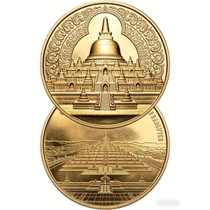 Moneda Conmemorativa 3D de Latón Personalizada al por Mayor, Borde Chapado en Oro Brillante, Logotipo con Color Vívido para Fanáticos de Monumentos Históricos - Product Image 5