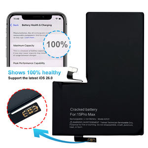 100% 健康更换电池适用于iPhone 11 12 13迷你14 15 Pro Max新升级手机电池，无弹出直接库存 - Product Image 2