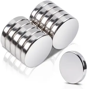 Kekuatan magnetik kuat kustom Diameter Magnet Neodymium Bumi Langka magnet Neodymium cakram datar 3cm